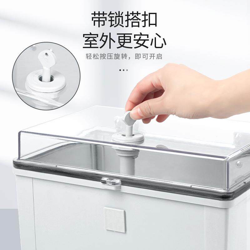 MG户外搭扣防水配电箱翻盖透明防水接接线盒塑料基业箱室外防雨