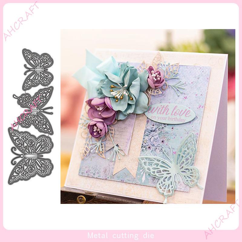 2809 3pc蝴蝶 金属碳钢刀模 DIY切割刀模 跨境货源9月新款