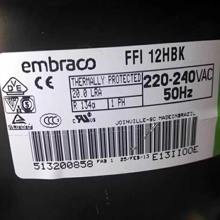 恩布拉H科FFI75HAKFF8.5B.KFFgI10HAKFFI12HBKex90压缩机8888