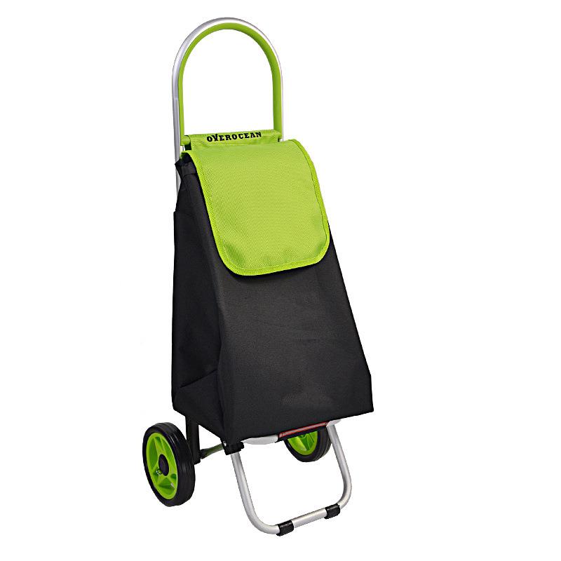 YY26E钢管车架轻巧便携购物车牛津布包袋拉货买菜车小拉车