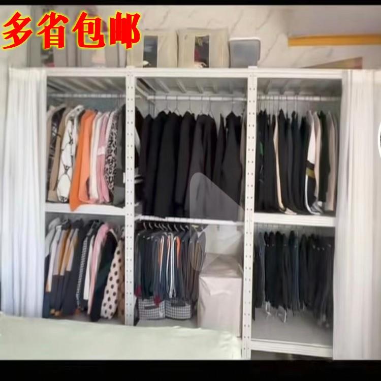 网红款2改3多层加厚大容量货架置物衣柜家用仓库货物收纳展示架