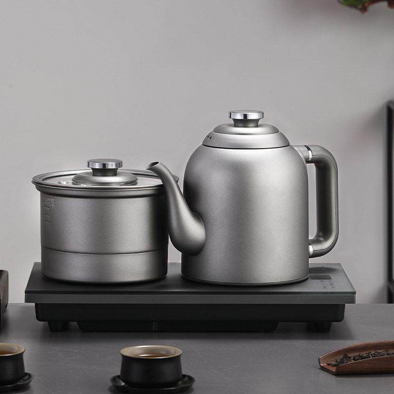 吉固钛合金全自动底双净水纯钛水壶茶几茶几嵌入式电泡茶机