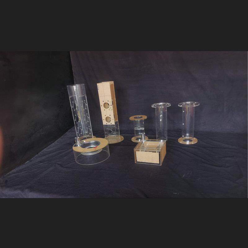 亚克力有机玻璃管亚克力溢流槽高透明塑料管分流槽亚克力过滤管