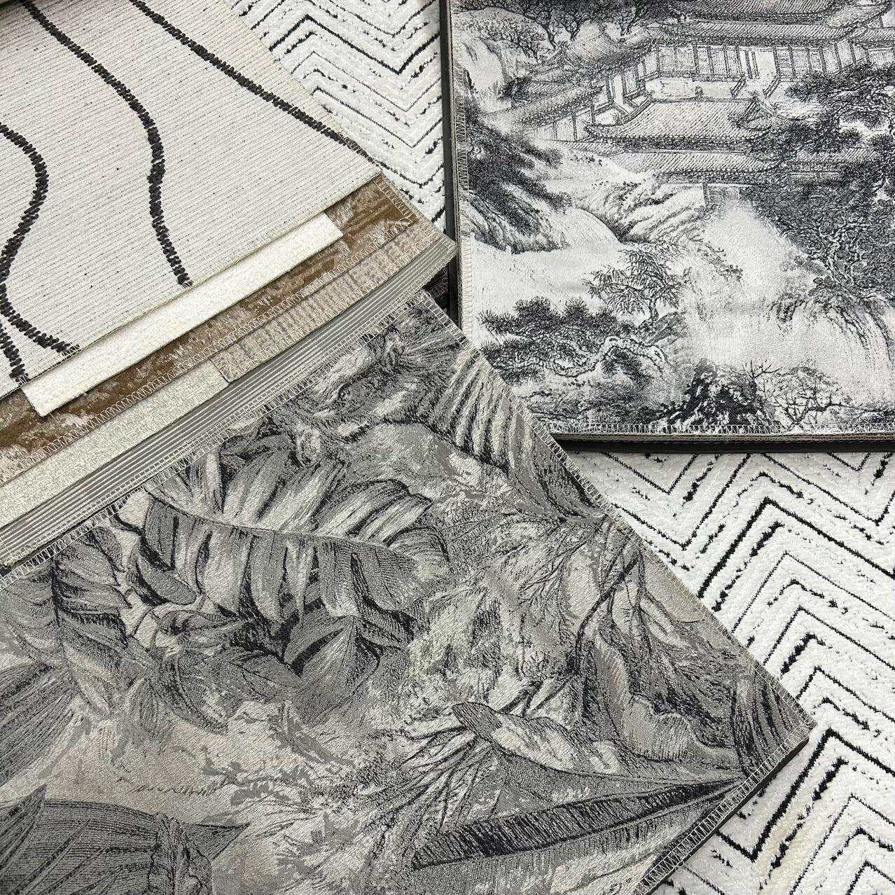 10 curtain fabric samples,fabric width 280cm软装面料版本10本
