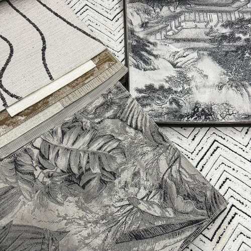 10 curtain fabric samples,fabric width 280cm软装面料版本10本