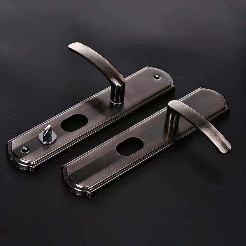 直销新款步阳王力防盗门把手拉手手柄防盗门锁配件实心面板房门锁