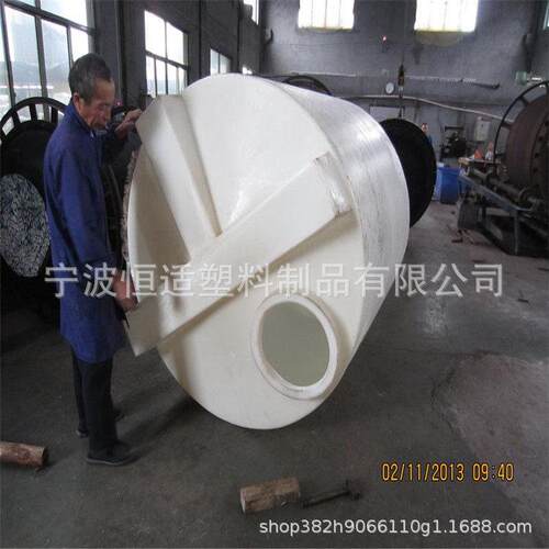 厂家5立方滚塑搅拌桶配搅拌机2.2KW搅拌桶PE一体化加桶报价