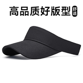 防晒面罩夏季 备 跑步无顶遮阳帽男女骑电动车空顶帽户外钓鱼帽子装
