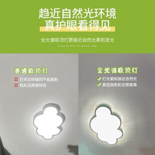 全183光谱护眼灯儿童房云朵吸顶灯卧室灯无房频创闪led灯饰灯意间