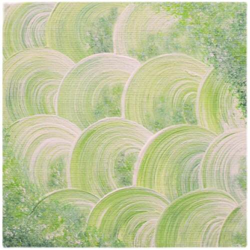 抽象肌理客厅餐厅油画玄关纯手绘绿色芙罗蒂装饰画卧室简约挂画