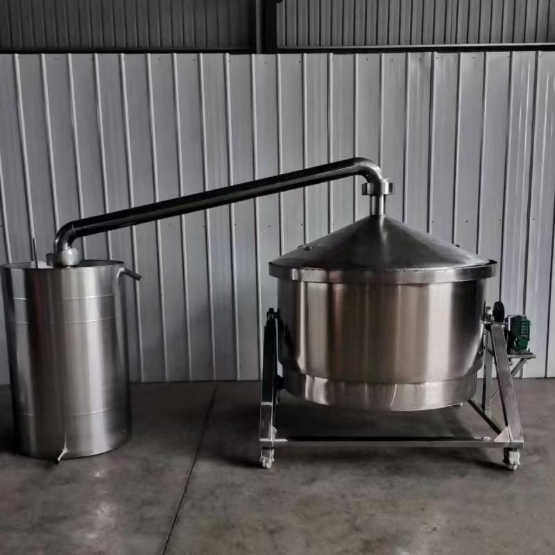 酿酒设备小型蒸馏自动酿酒机不焦锅蒸酒烧白酒露304不锈钢蒸酒锅