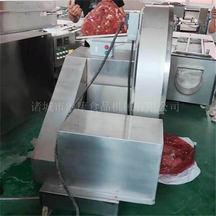 五花肉冻肉切片机冷冻肉破碎机冻鸡皮快速刨片机切割规格可调