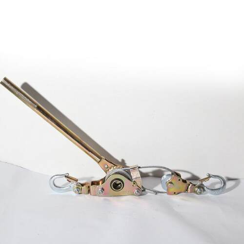 厂扳家供应2t齿钢双钩丝绳双紧线AMM器日式拉紧器手牵引机现货
