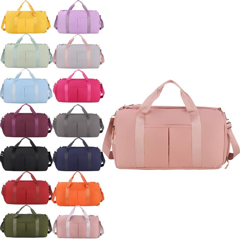 休闲旅行包女干湿分离运动瑜伽包健身包大容量短途旅行训练包