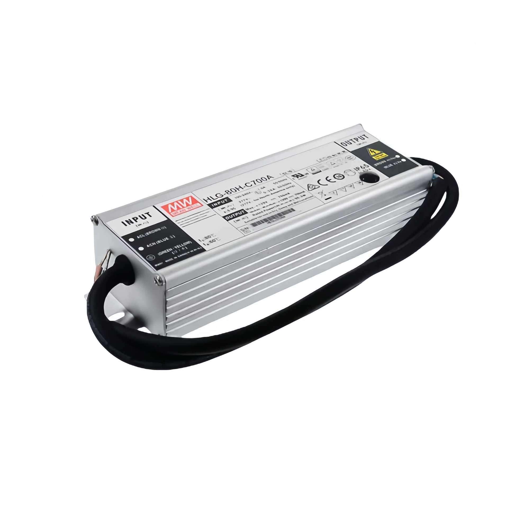 明纬电源 HLG-80H-C350AB 90W LED温室照明建筑电源