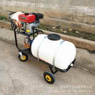 汽油手推打药机 高压远程果树喷药器 园林物业洒水机