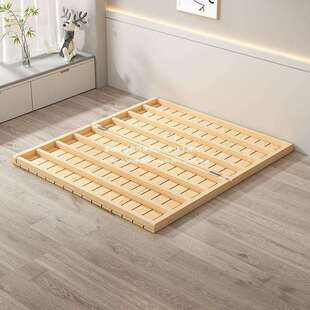 实木床板板整块骨排架硬护加厚腰护脊双人床板免安装折叠床NUW木