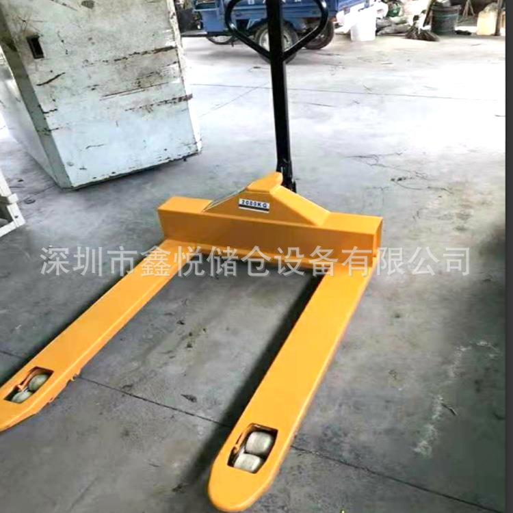 手动纸筒搬运叉车1/2.5吨卷纸筒搬运车液压托盘车手推叉车