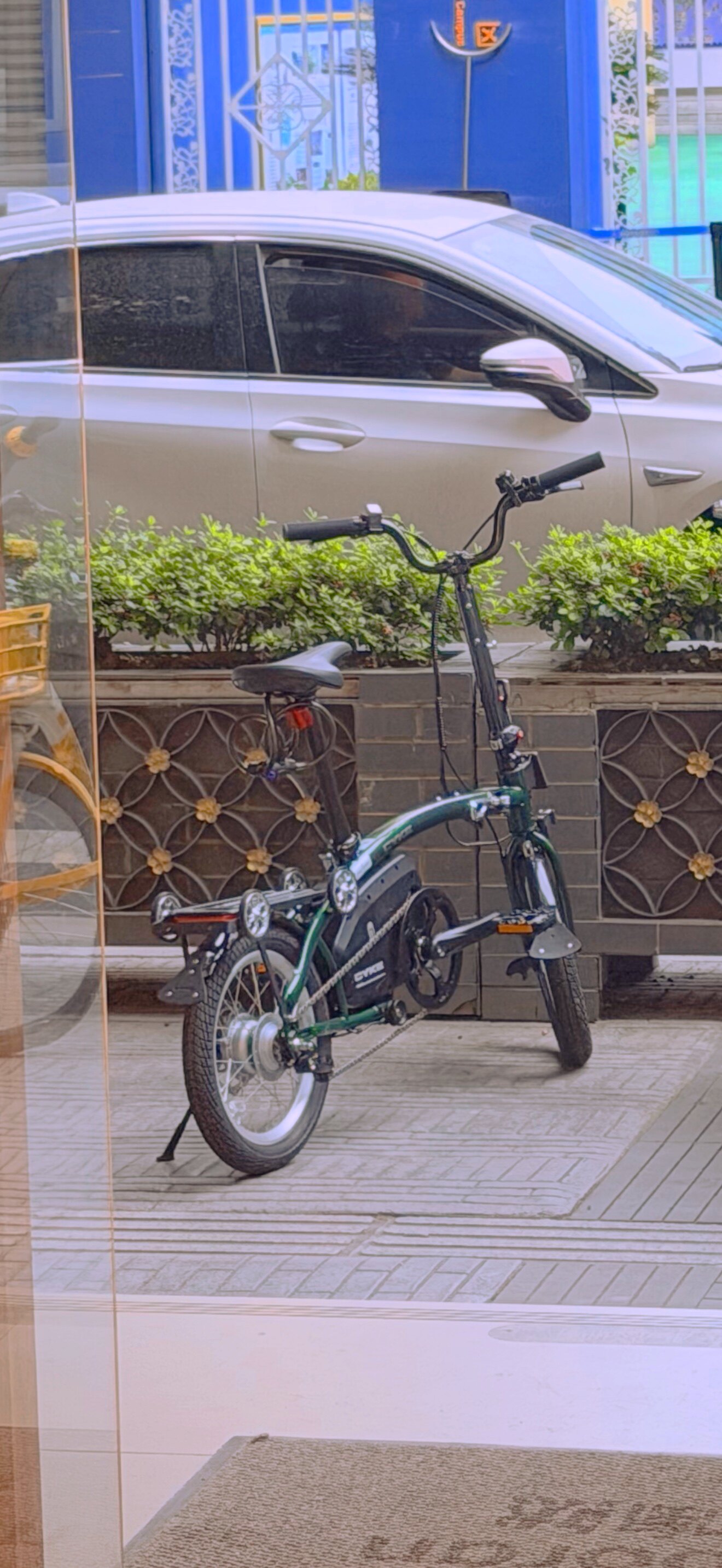 Складной электровелосипед CYKE Kingfisher 16 дюймов, умный мотор, датчик крутящего момента, автоматическая коробка передач photo review