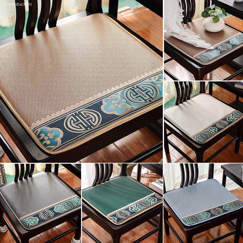 夏季中式红木凉席垫子座垫椅子坐垫办公室久坐屁垫冰丝透气凳子垫,居家布艺,沙发套,淘宝优惠券,粉丝福利购,淘宝优惠卷