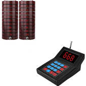 668无线取餐器咖啡厅呼叫器震动圆盘取餐外贸叫号机取餐排队器