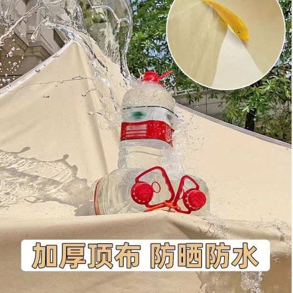 户外摆摊四脚伞防晒折叠便携集市帐篷夜市简易棚房商用遮阳棚雨棚