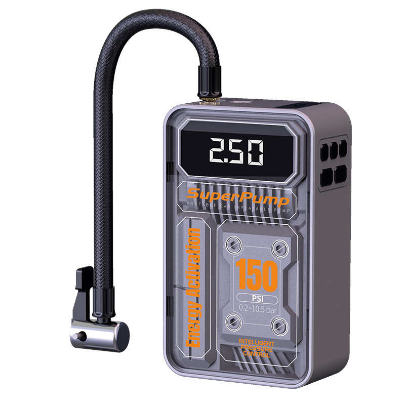 车载无线充气泵数显便携式汽车电动打气筒小轿车轮胎12V摩托车