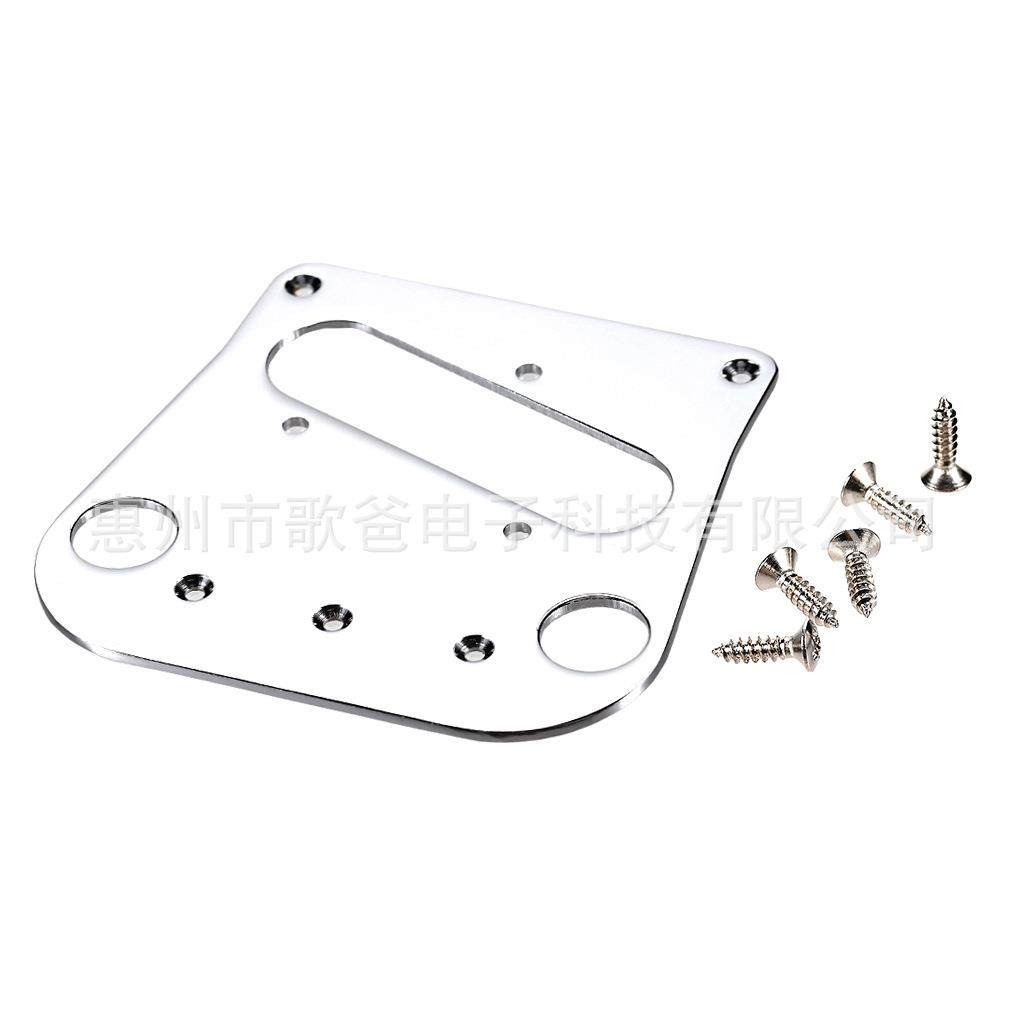 乐器配件吉他配件TL铬色琴桥底板