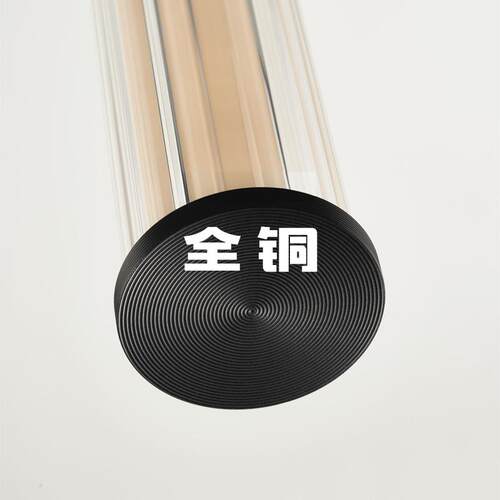 电商供货意式全现铜极简色卧室头小吊灯代轻奢黑ML8917床餐厅吧台