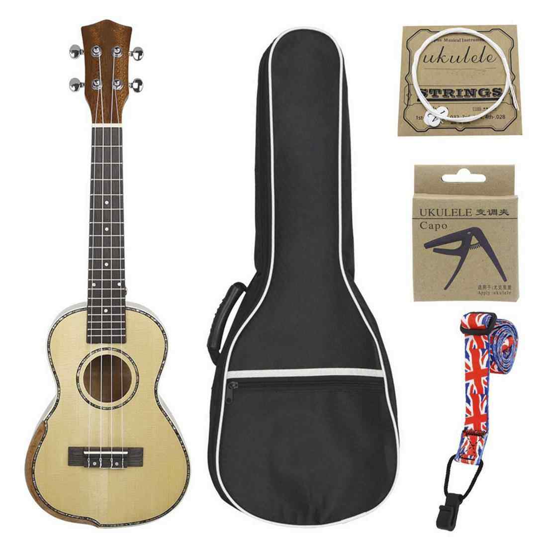 23寸单板尤克里里初学入门儿童小吉他乌克丽丽ukulele四弦琴厂家