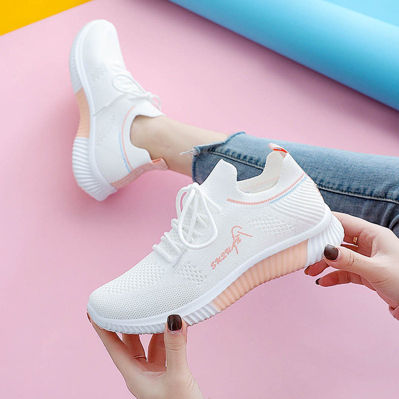 夏季薄款软底小白鞋透气网面女鞋2023新款妈妈运动鞋休闲女士网鞋,女鞋,深口单鞋,淘宝优惠券,粉丝福利购,淘宝优惠卷