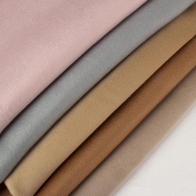 DPG羊现羊货1面0山羊绒90毛羊绒料秋冬粗纺双面绒大衣毛呢面料