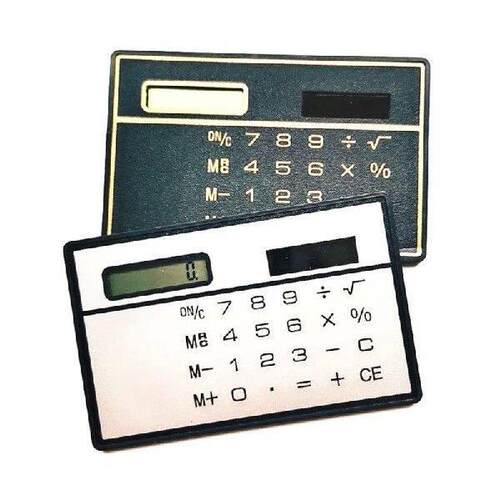 Mini Solar Powered Calculator 8 Digit Basic Standard