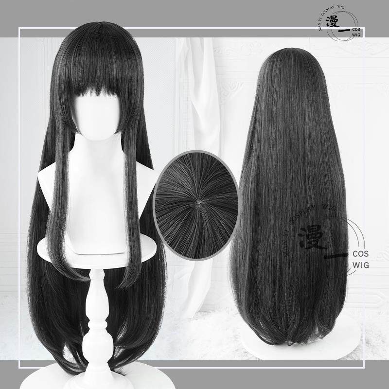 漫一 魔法少女小圆 晓美焰 cos假发 仿真头皮顶