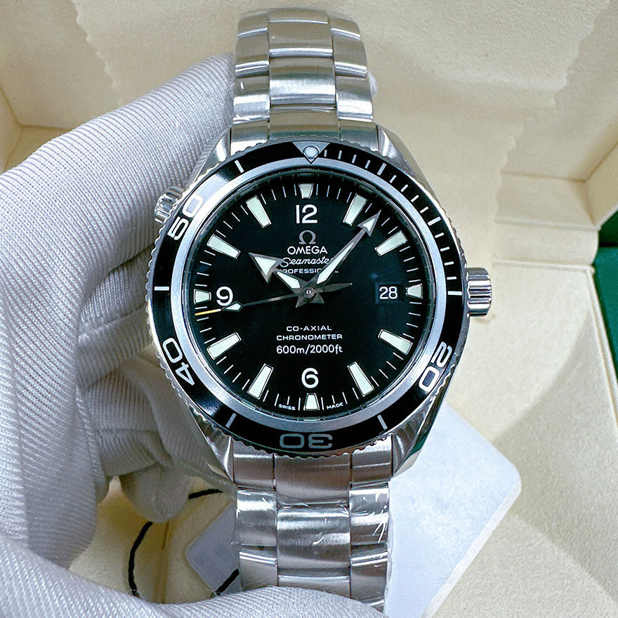 一口价98新欧米茄公价3.3万手表男士海马600米机械瑞士腕表42mm