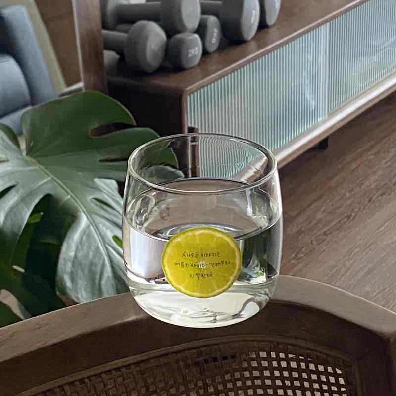 韩国ins风清新青苹果柠檬玻璃杯马克杯高硼硅耐热简约文艺水杯子,餐饮具,玻璃杯,淘宝优惠券,粉丝福利购,淘宝优惠卷