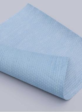 六角纹蓝色次木浆工PP擦拭布跨重油污业擦拭TRE布吸水吸油一无境