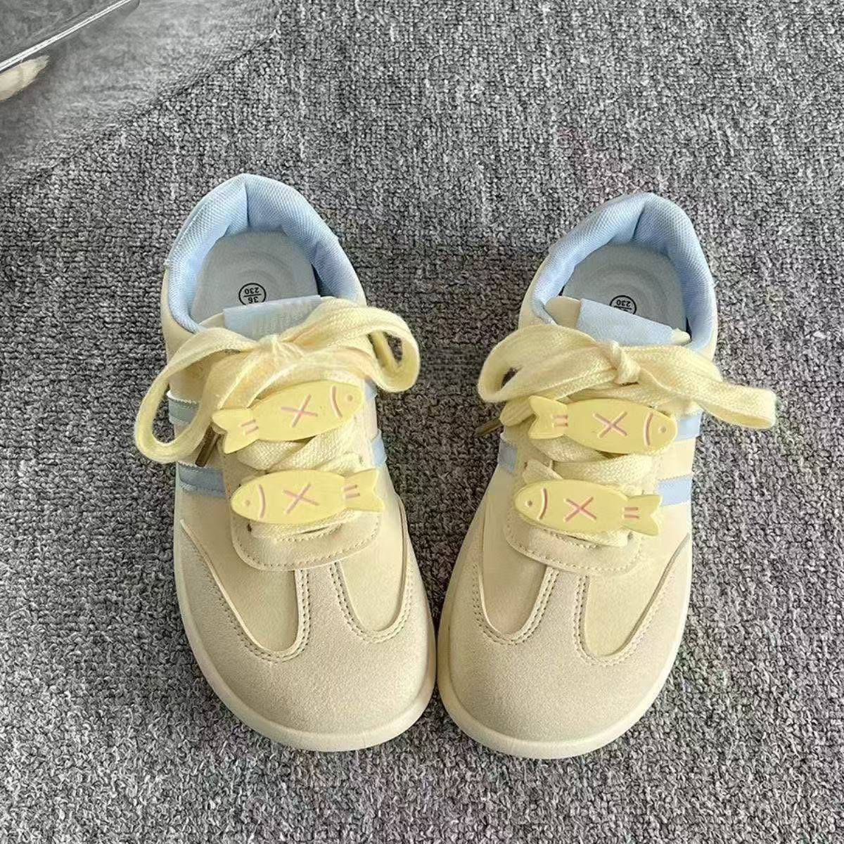 休闲鞋芒果丑萌大头阿甘老爹鞋