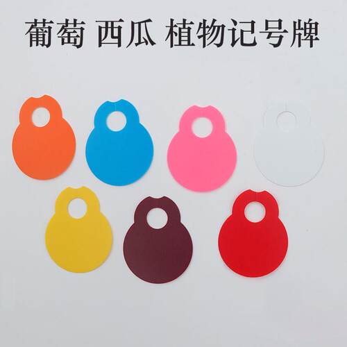 艺萄葫葡TDO芦形标识卡对花记卡号牌西瓜授粉标记牌加厚园标识标