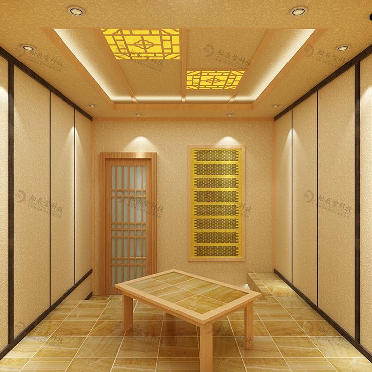 新款直销松辰堂能量泥硅藻泥汗蒸房设计安装承建装修远红外光波美