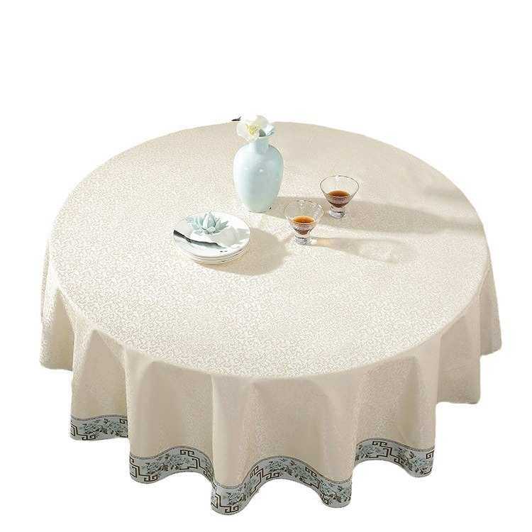 M1圆桌布防油防烫免洗家用桌罩餐桌布新中式酒店饭店圆桌转盘,居家布艺,椅套/椅垫,淘宝优惠券,粉丝福利购,淘宝优惠卷