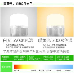 高亮L节功率ED灯泡E27螺口15大功率球0W能车大间照明灯仓库厂房室