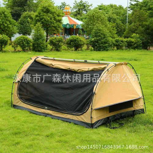 工厂优惠免搭建速开户外折叠睡袋隧道帐篷野营露营 tent camp