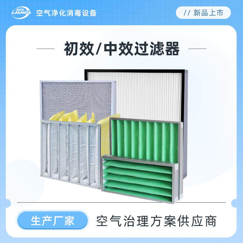 初效中效过滤器适用于空调系统初级过滤通风量大阻力低可清洗