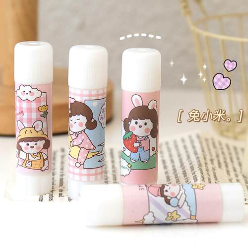 New Cartoon Solid Glue Stick Handmade Solid Glue Office Supp
