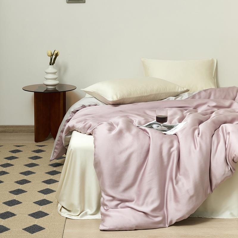 A类被20240305套单件纯简约6色支兰精天丝裸睡床单床0笠冰丝奢床