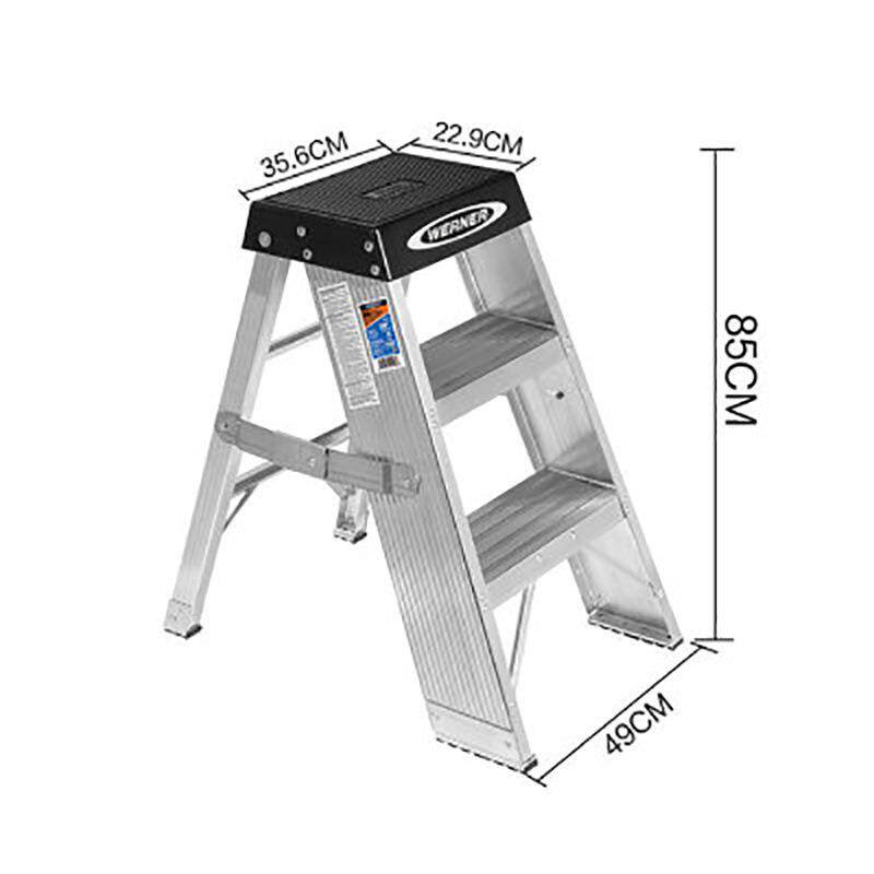 稳耐折叠梯SSA02CN/SSA03CN家用登梯 铝合金 宽踏板 重工业级加厚