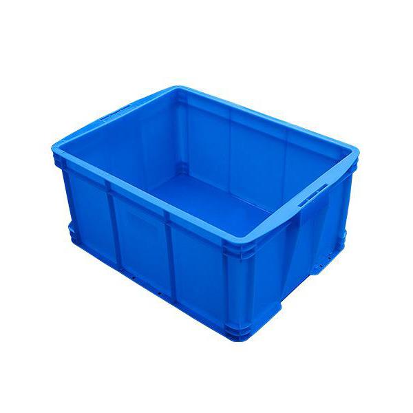 仓库物料中小号塑料周转箱厚款长方形带盖厚款塑胶箱食品级中转箱