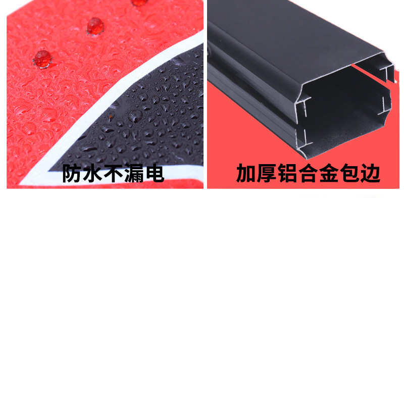电子灯箱广告牌灯做门头悬挂招牌挂墙式双面防水发光字落地