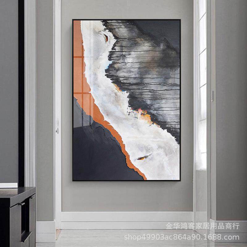 作大尺寸装饰相框工玄关有无艺术油画框画油画布酒店制餐厅家画装